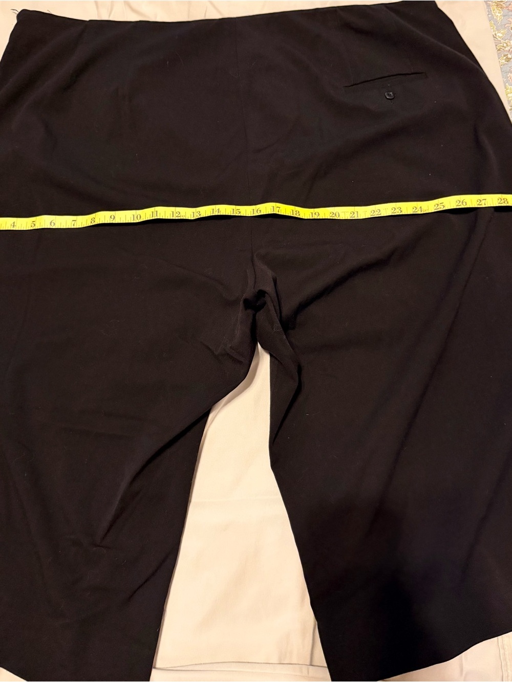 Rafaella Black Cropped wide leg Ankle Pants - Picture 4 of 5